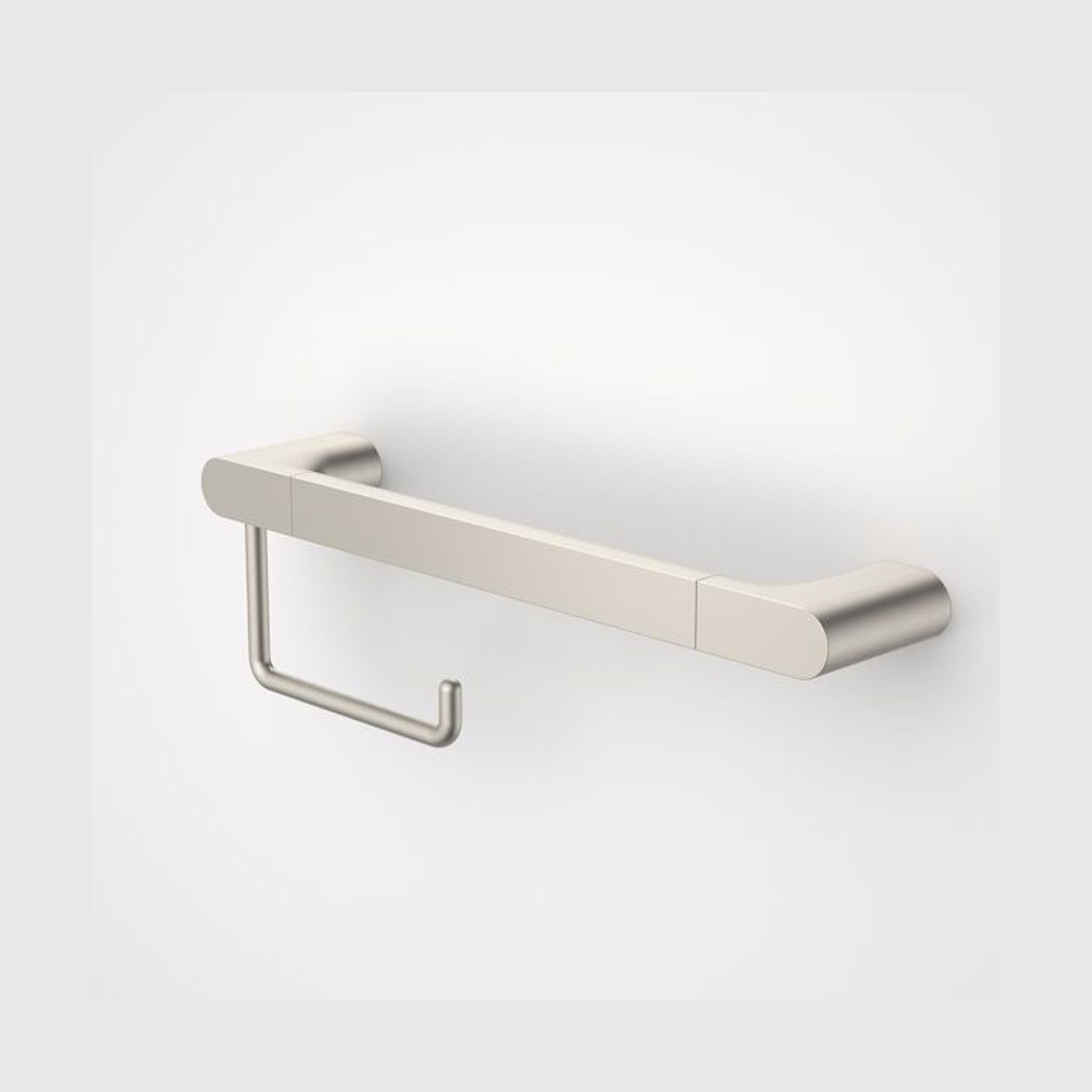 Urbane II Universal Rail 400mm + Toilet Roll Holder Set gallery detail image