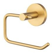 Lucid Pin Toilet Roll Ring Brushed Brass gallery detail image