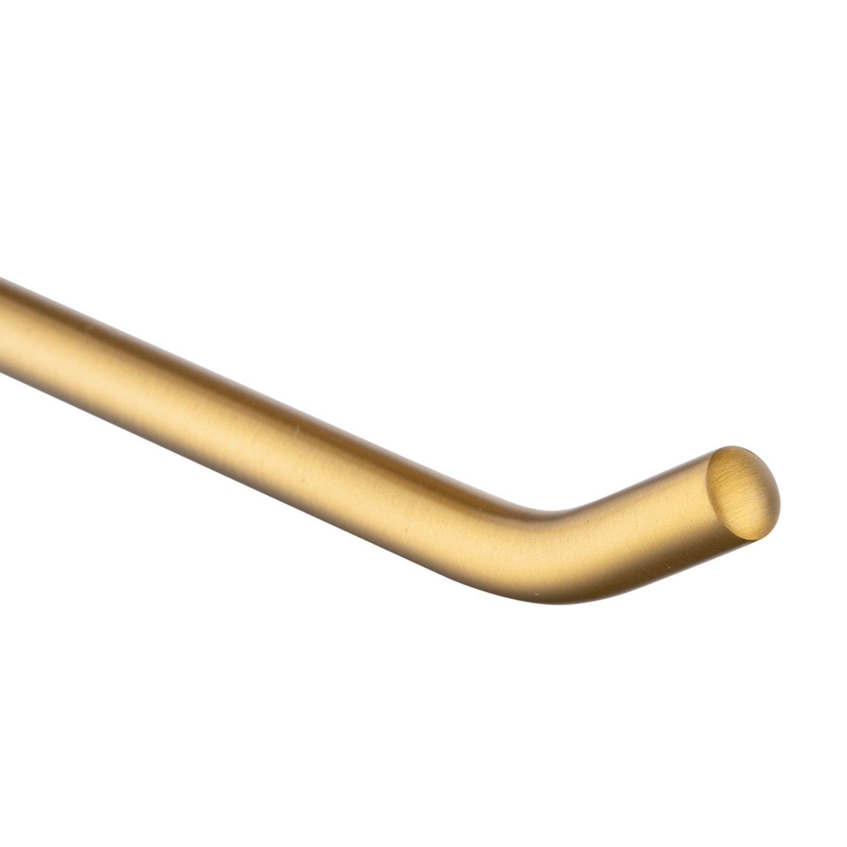 Lucid Pin Toilet Roll Ring Brushed Brass gallery detail image