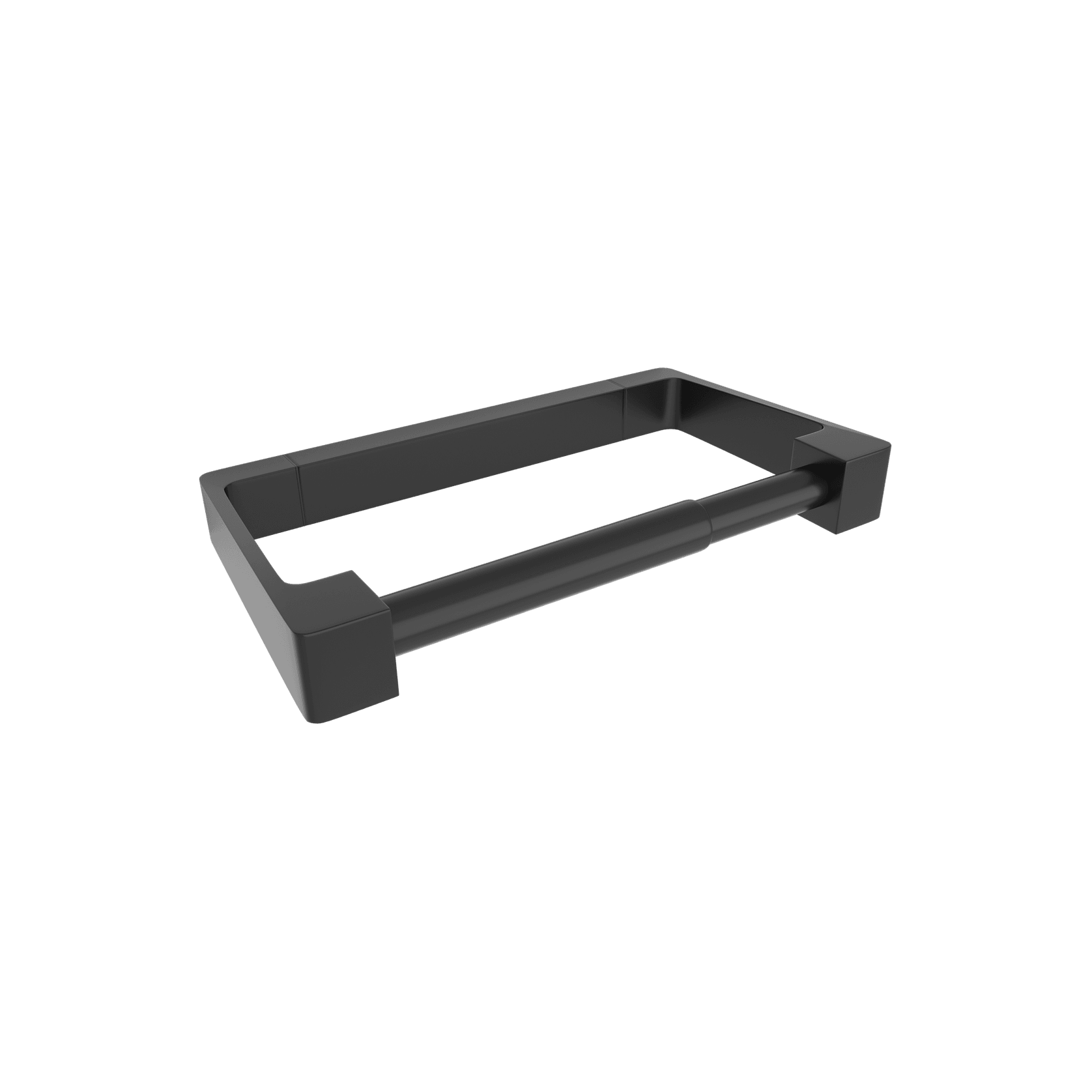 Mode Toilet Roll Holder Satin Black gallery detail image