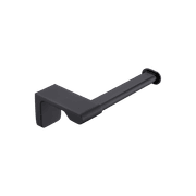 Abode Toilet Roll Holder Matte Black gallery detail image