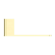 Bianca Toilet Roll Holder | Brushed Gold gallery detail image