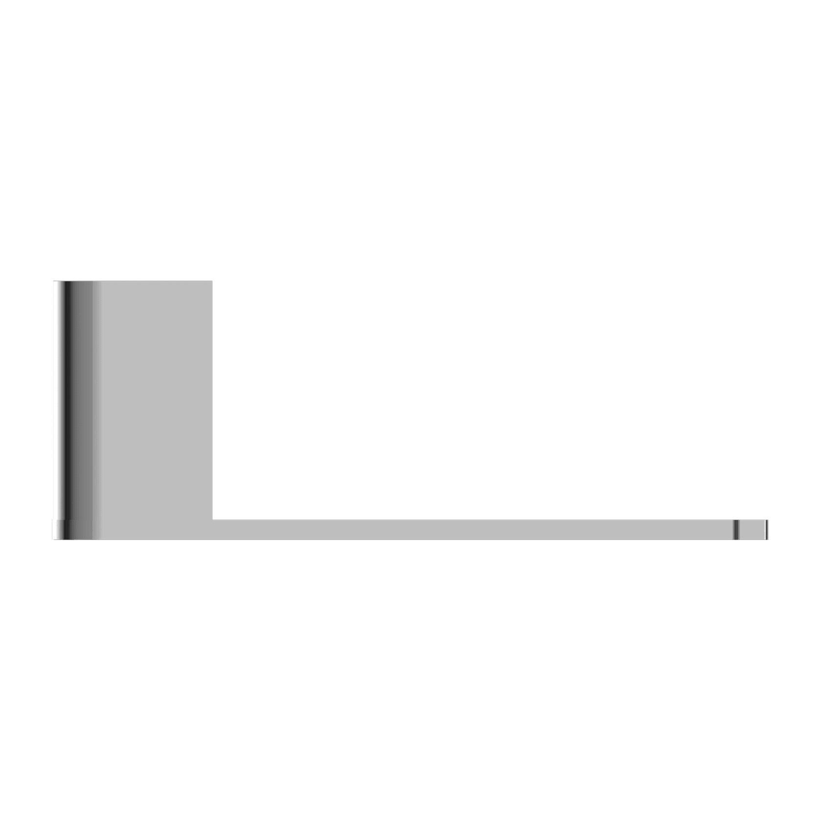 Bianca Toilet Roll Holder | Chrome gallery detail image