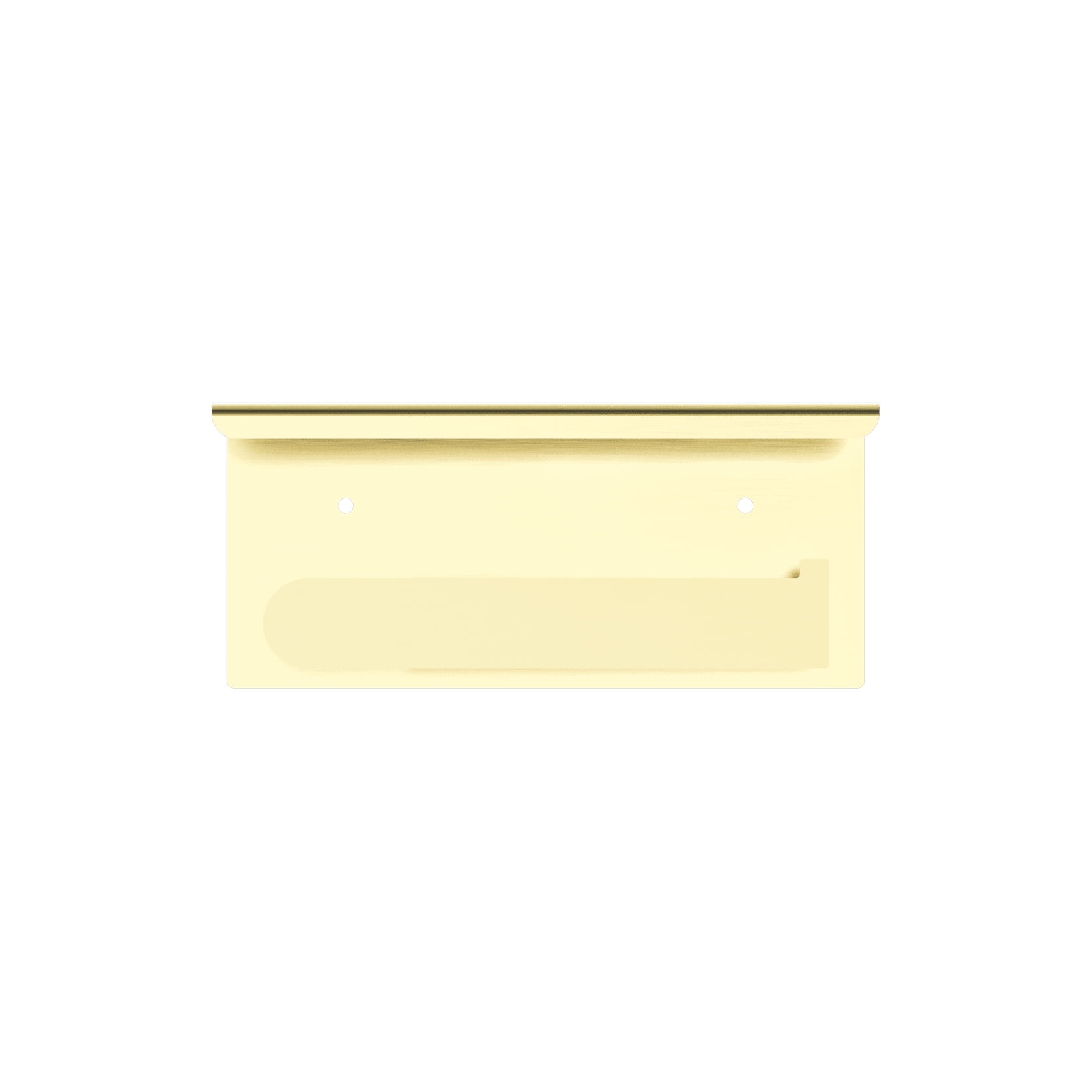 Bianca Toilet Roll Holder & Phone Holder | Brushed Gold gallery detail image