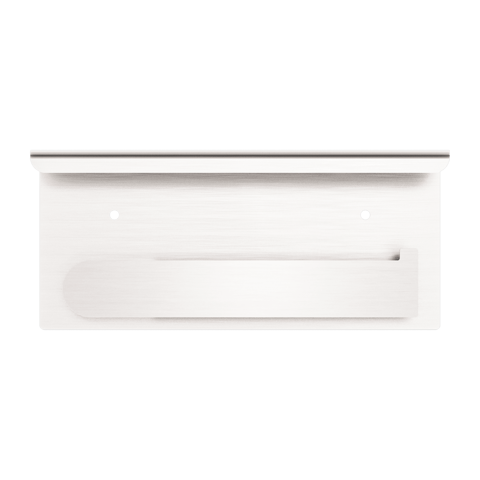 Bianca Toilet Roll Holder & Phone Holder | Brushed Nickel gallery detail image