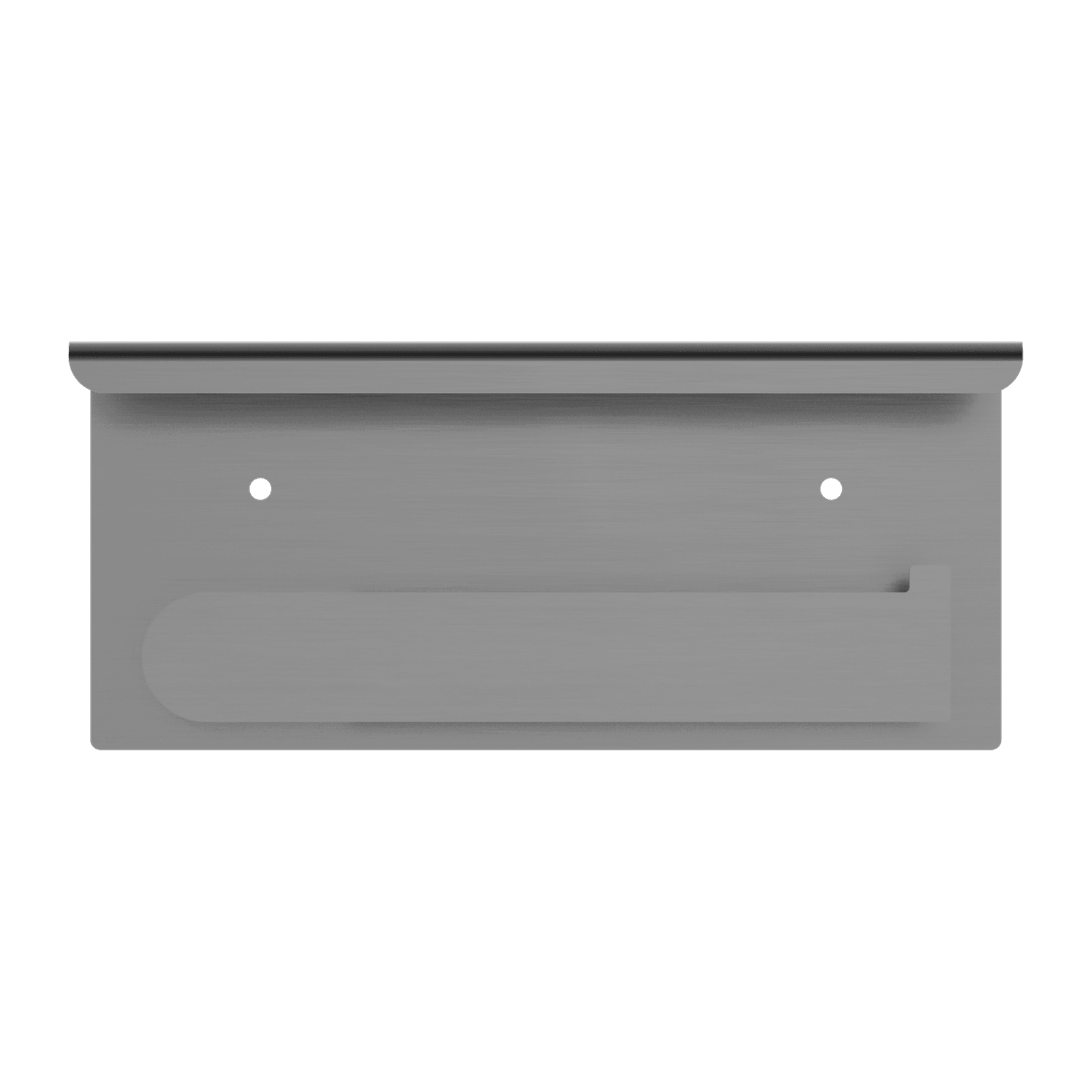 Bianca Toilet Roll Holder & Phone Holder | Gun Metal gallery detail image