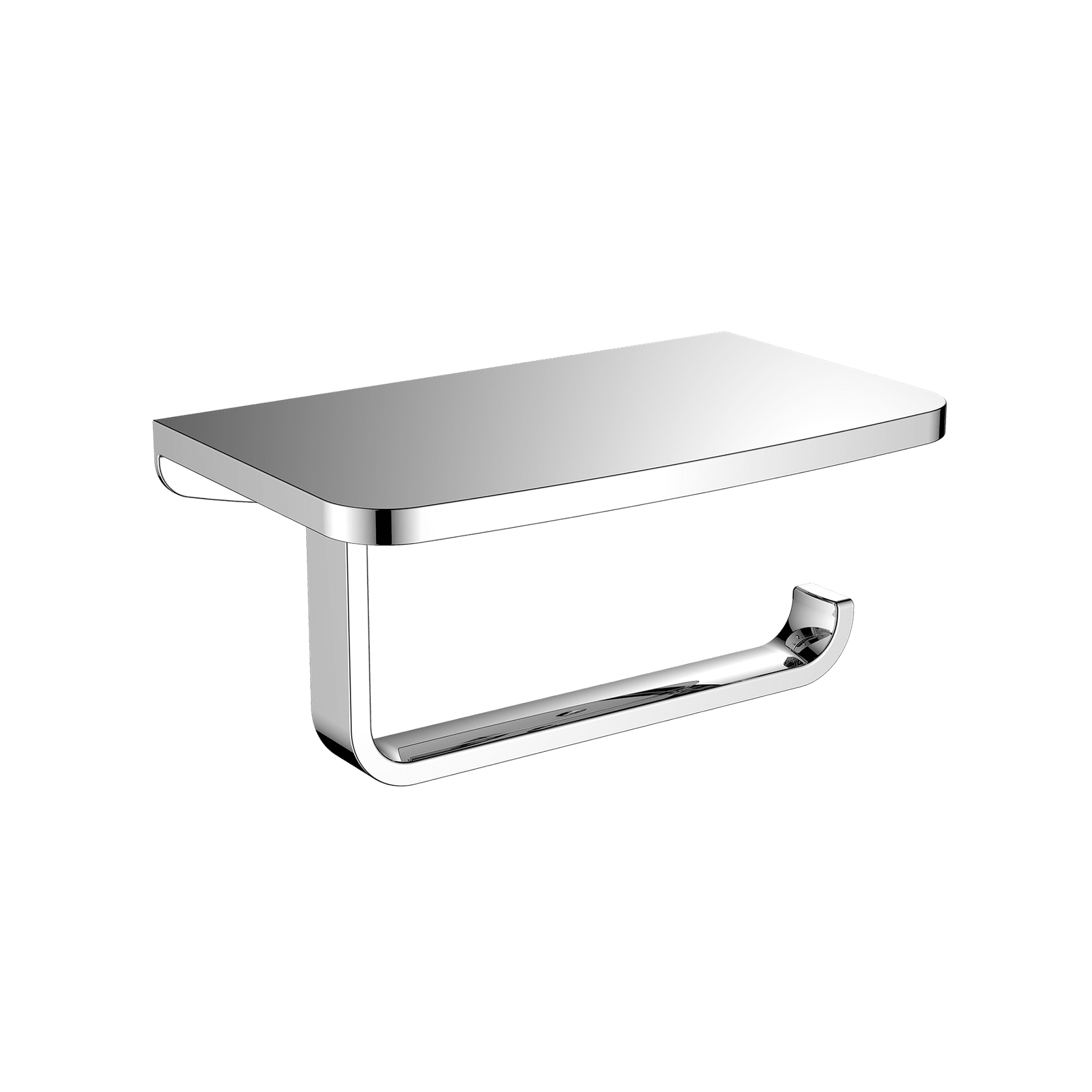 Cubic Toilet Roll Holder With Shelf gallery detail image