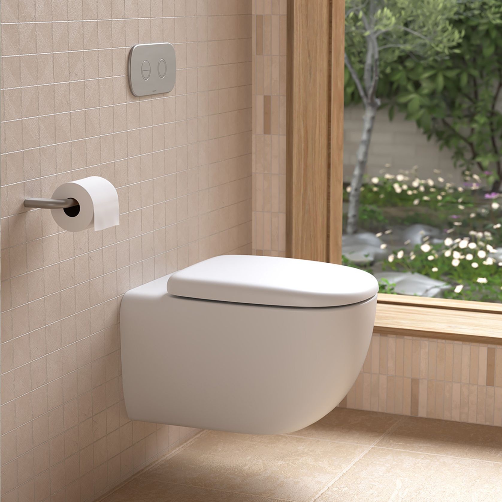 Contura II Cleanflush Wall Hung Invisi Series II Suite gallery detail image