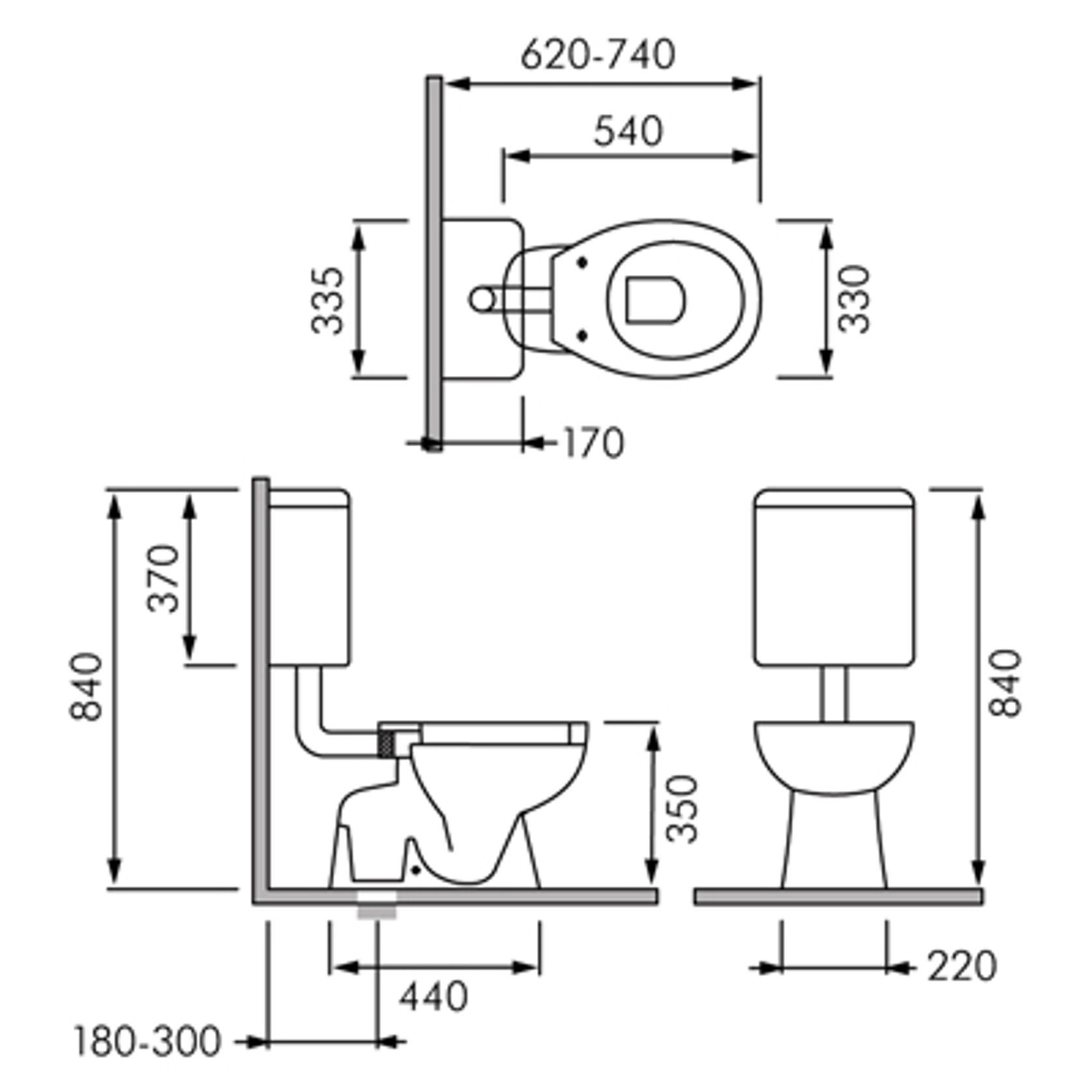 RAK Lena Child Link Toilet Suite gallery detail image
