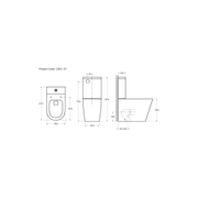 Code Pure Typhoon Overheight Btw Toilet Suite gallery detail image