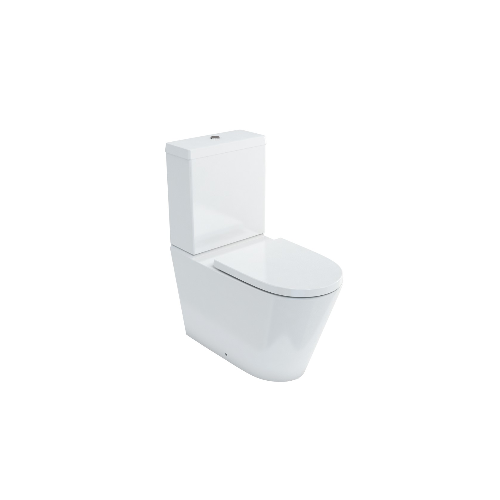 Sphere Easy Height Rimless Back-to-Wall Toilet Suite gallery detail image