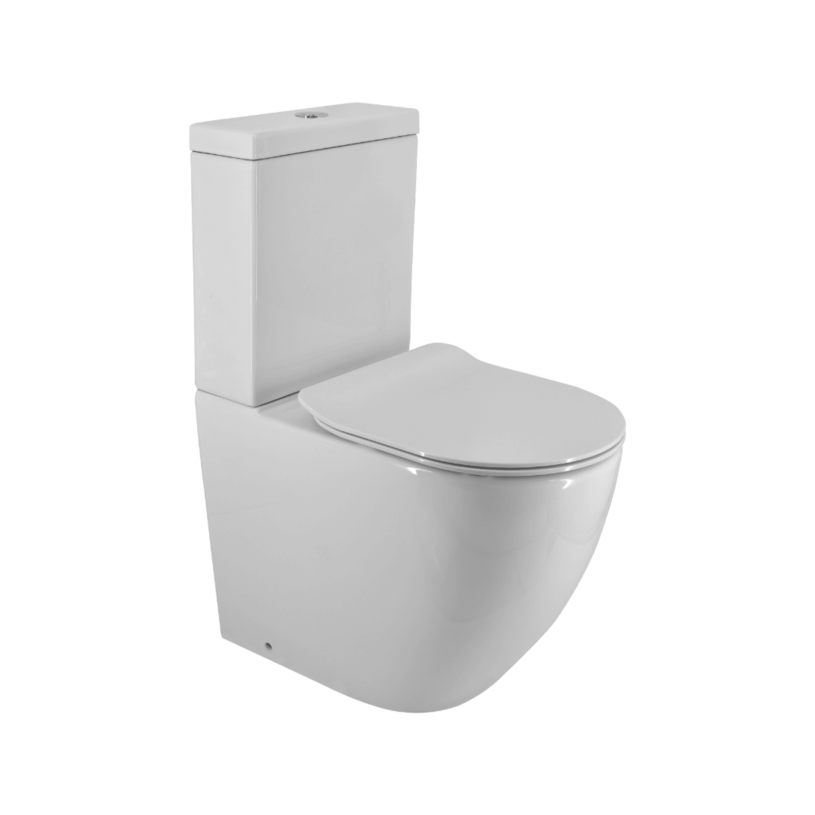 Zen Rimless Overheight Back To Wall Toilet Suite Slim gallery detail image