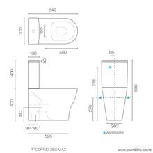 Reflex Rimless Back To Wall Toilet Suite gallery detail image