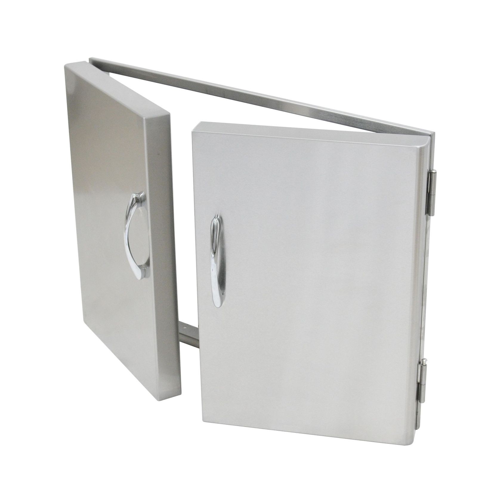 Grandfire Built In Additions - Stainless Steel Double Doors gallery detail image