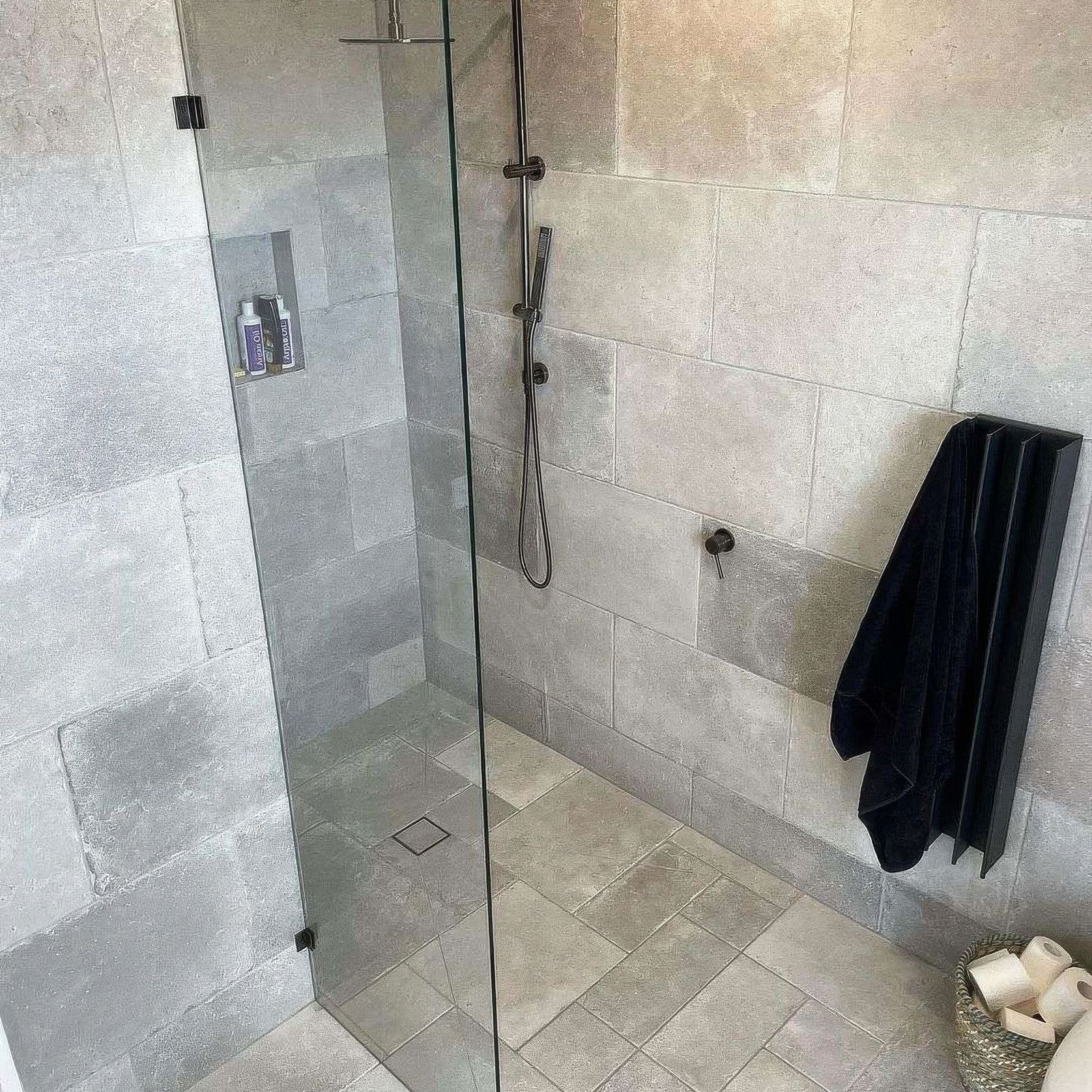 Gordon Heated Towel Rail | Black gallery detail image