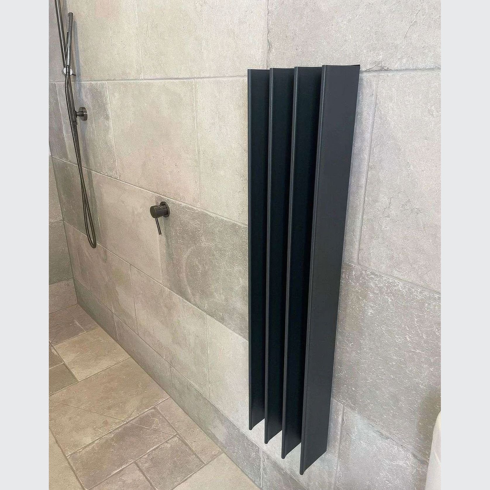Gordon Heated Towel Rail | Black | ArchiPro AU