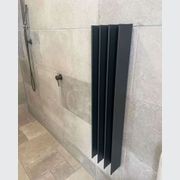Gordon Heated Towel Rail | Black gallery detail image
