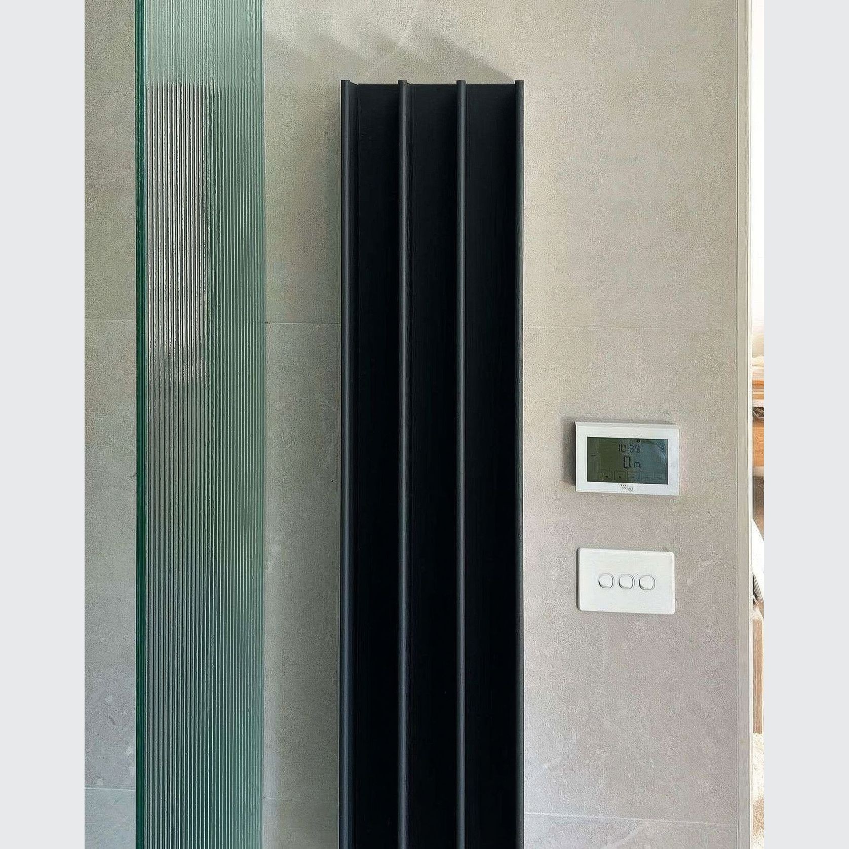 Gordon Heated Towel Rail | Black | ArchiPro AU