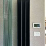 Gordon Heated Towel Rail | Black gallery detail image