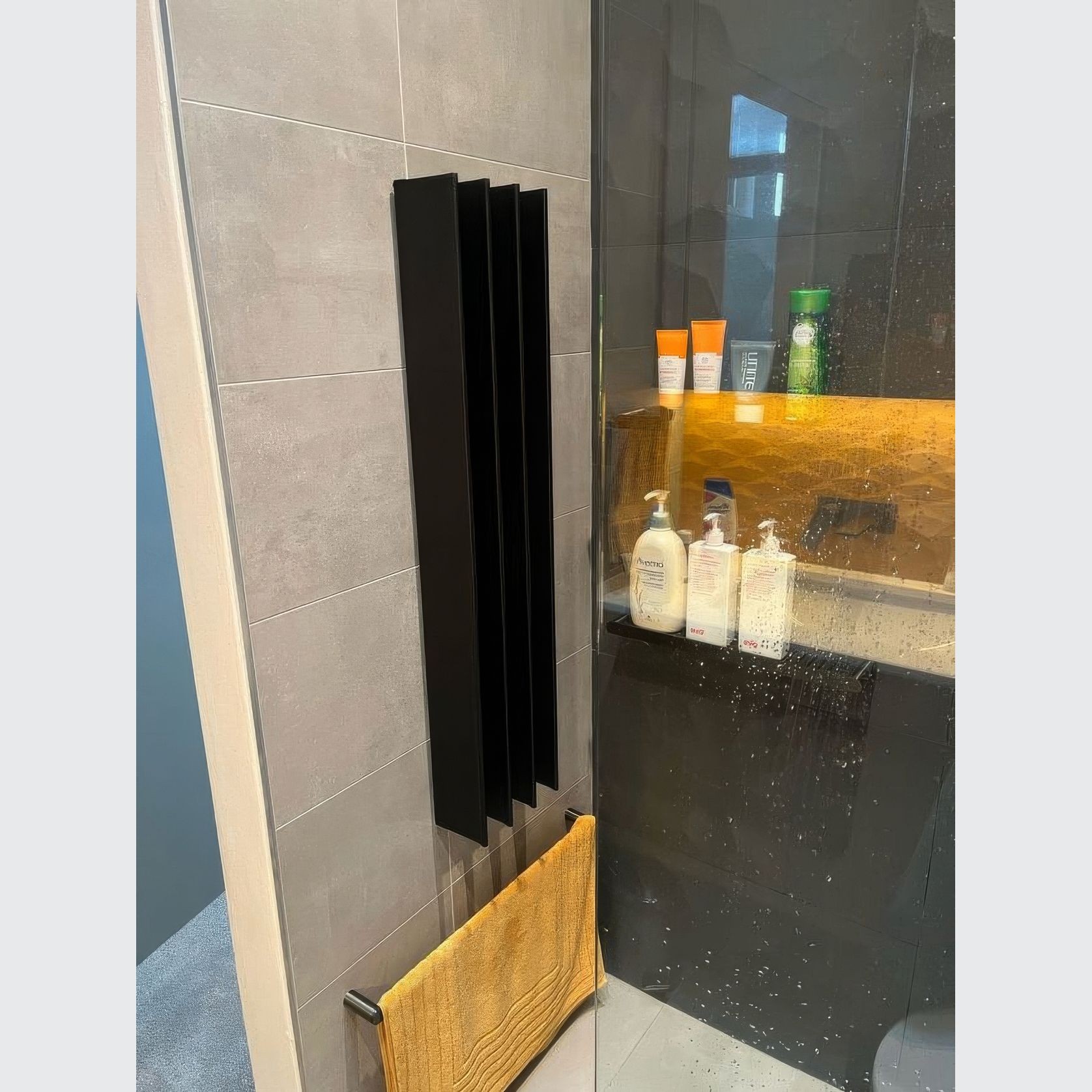 Gordon Heated Towel Rail | Black | ArchiPro AU