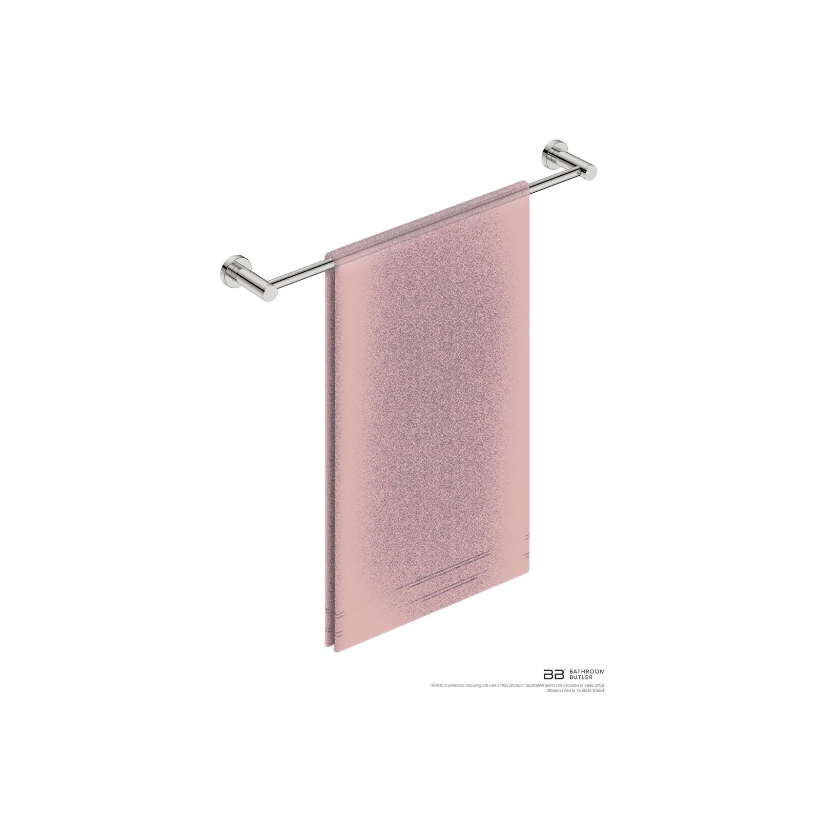 Single Towel Rail 650mm - 4600 Series Number 4672 gallery detail image