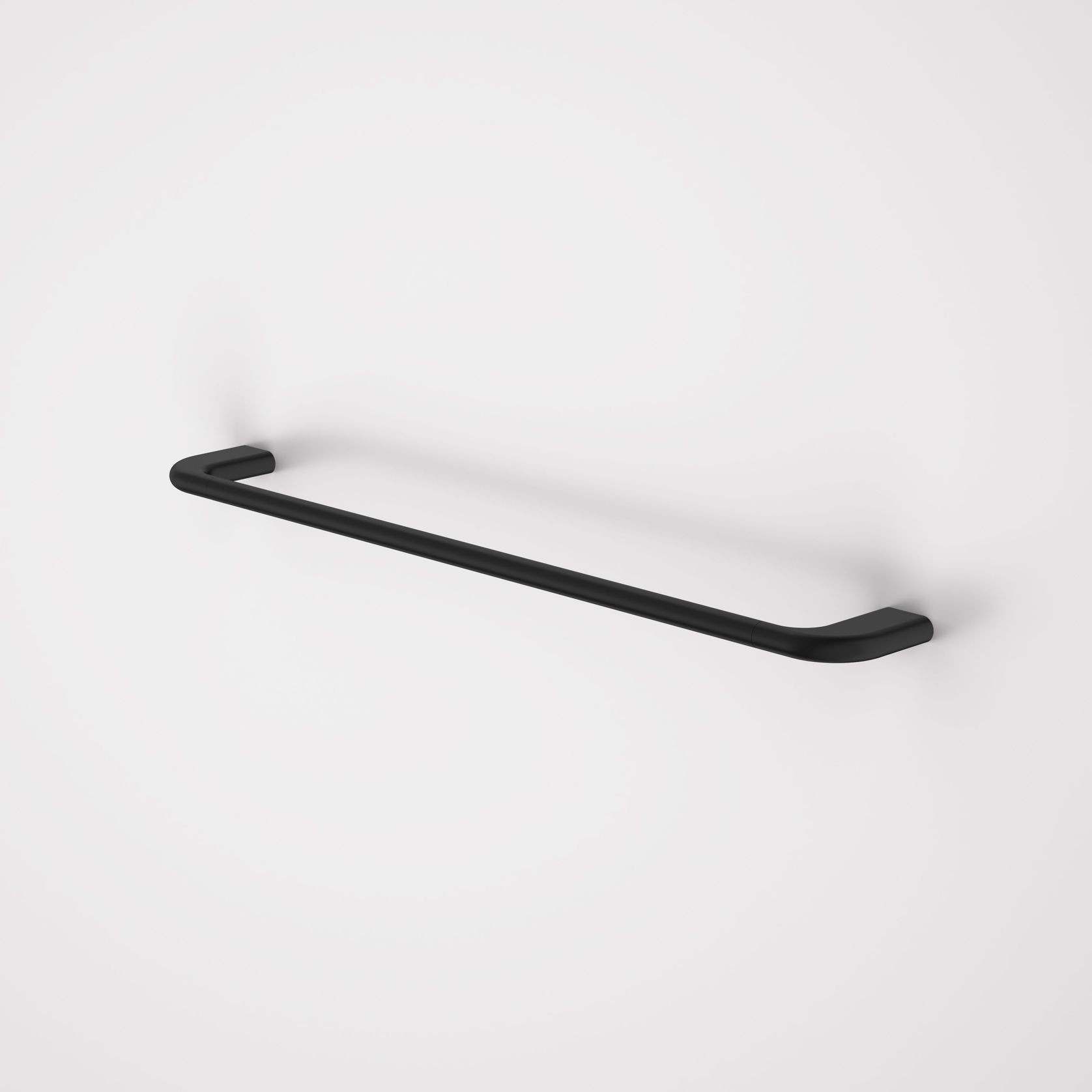 Contura II 620mm Single Towel Rail  | Matte Black gallery detail image