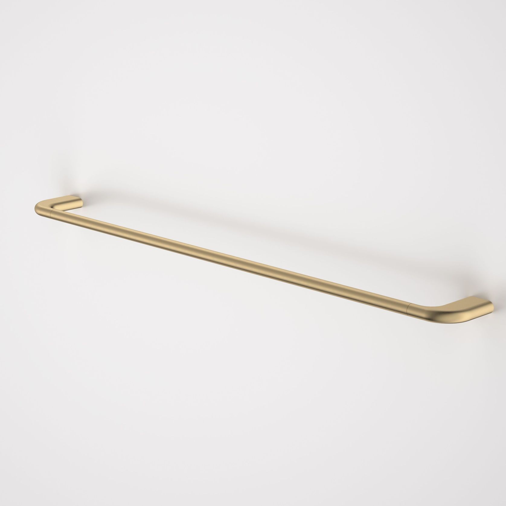 Contura II 820mm Single Towel Rail | Brushed Brass gallery detail image