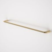 Contura II 820mm Single Towel Rail | Brushed Brass gallery detail image