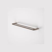 Contura II 620mm Double Towel Rail  | Brushed Bronze gallery detail image