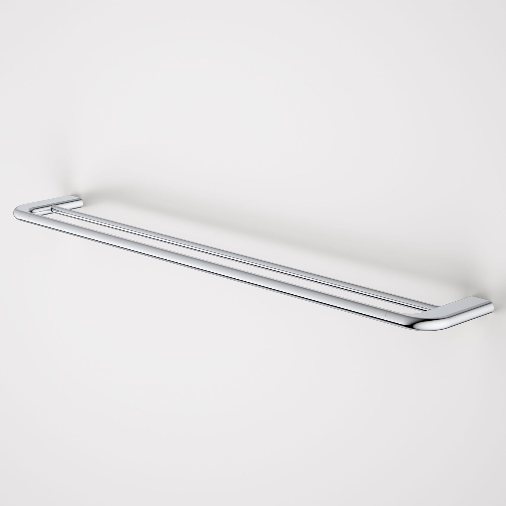 Contura II 820mm Double Towel Rail | Chrome gallery detail image