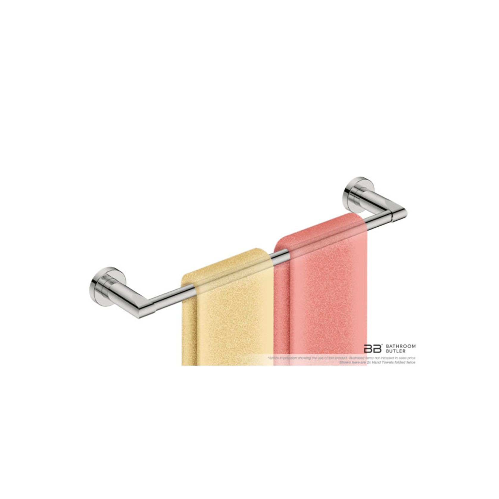 Single Towel Rail 430mm - 8200 Series Number 8270 gallery detail image