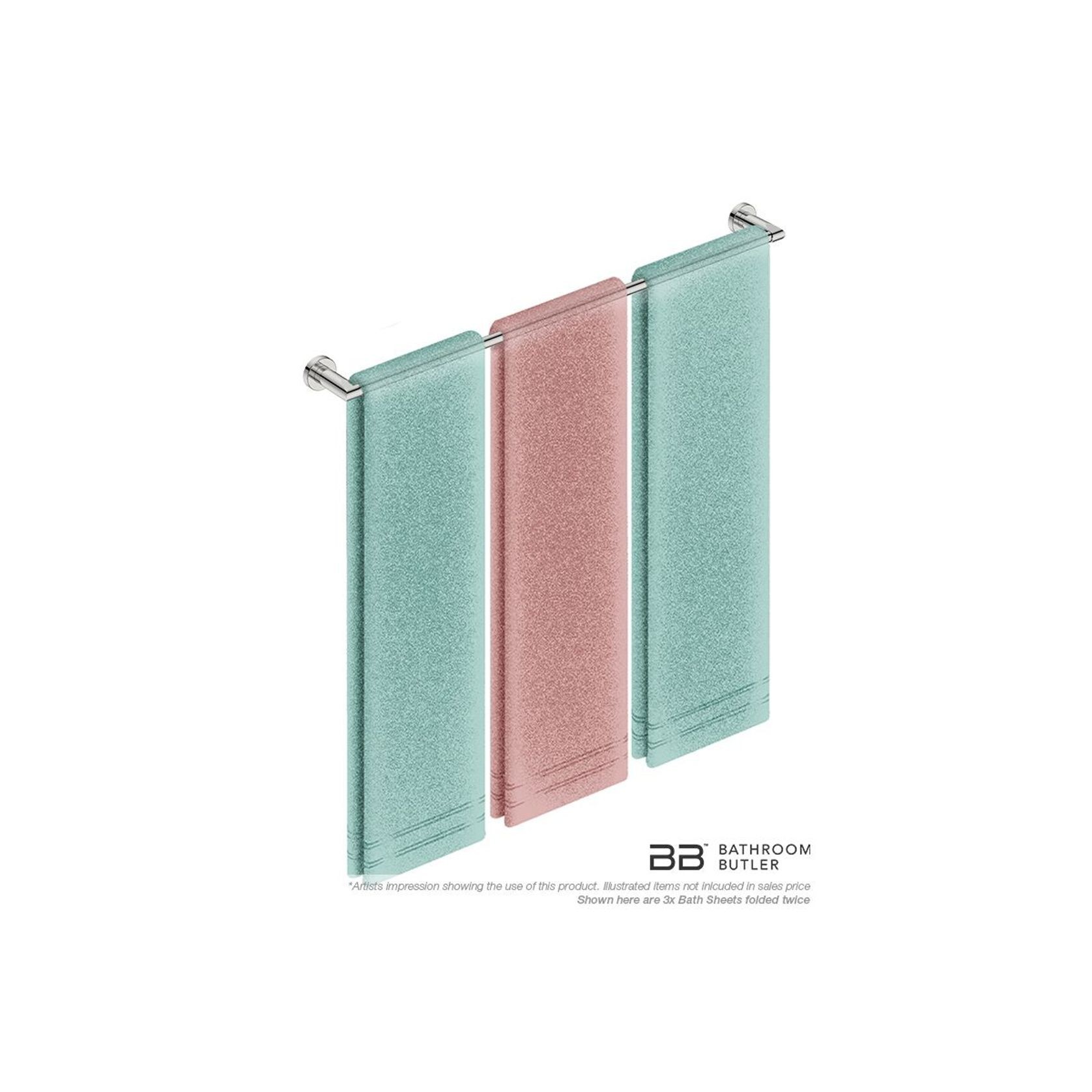 Single Towel Rail 800mm - 8200 Series Number 8275 gallery detail image