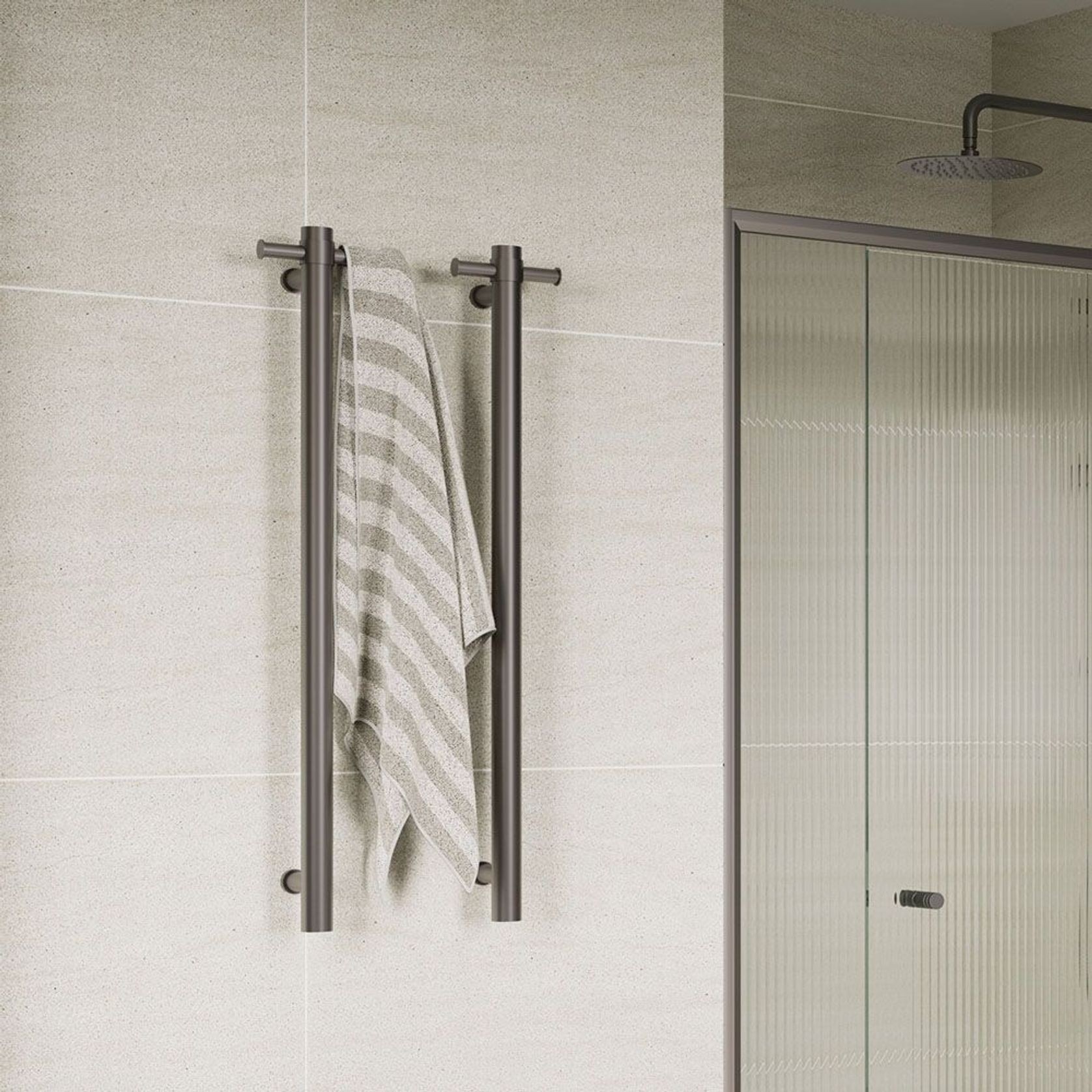 Isabella Vertical Heated Towel Rails gallery detail image