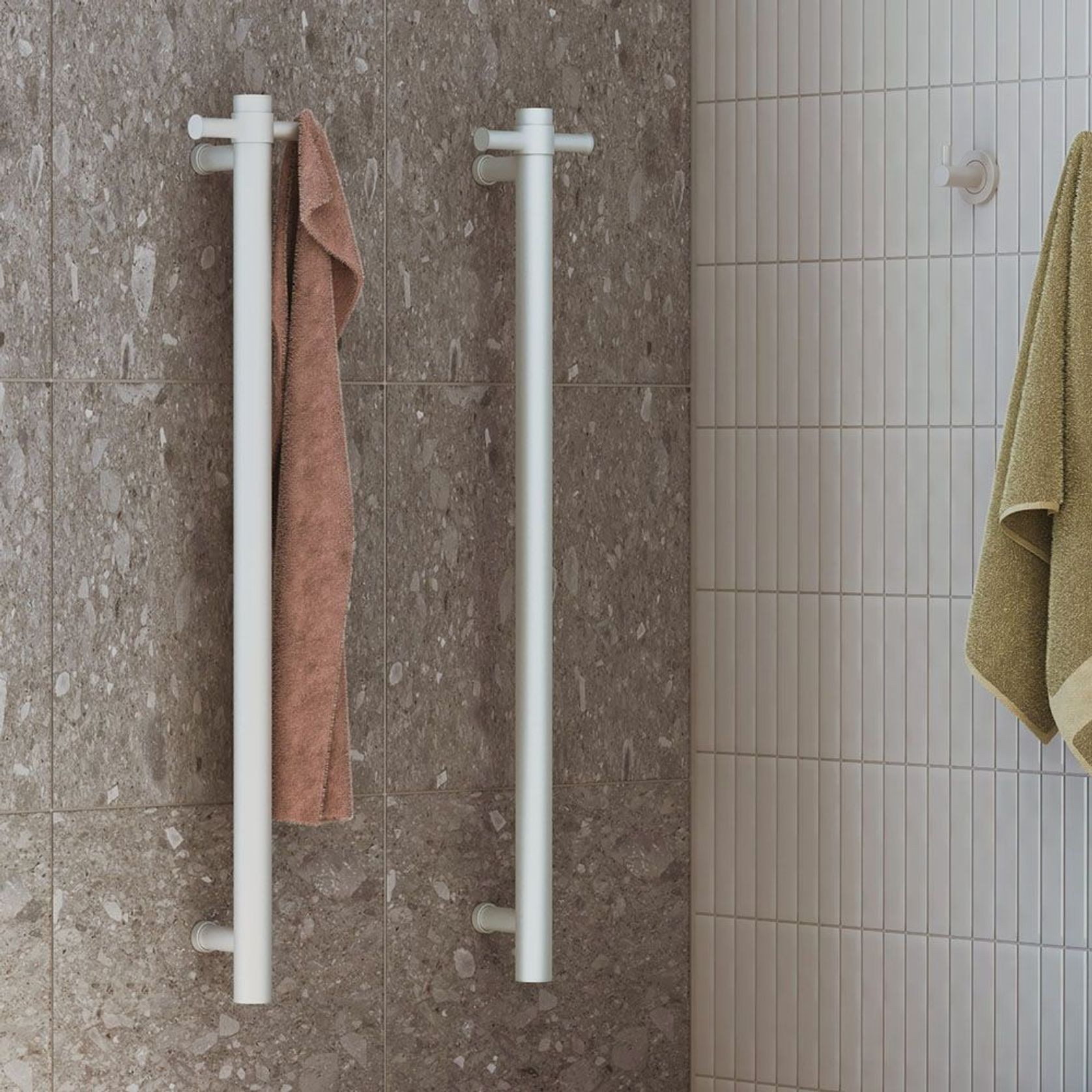 Isabella Vertical Heated Towel Rails gallery detail image