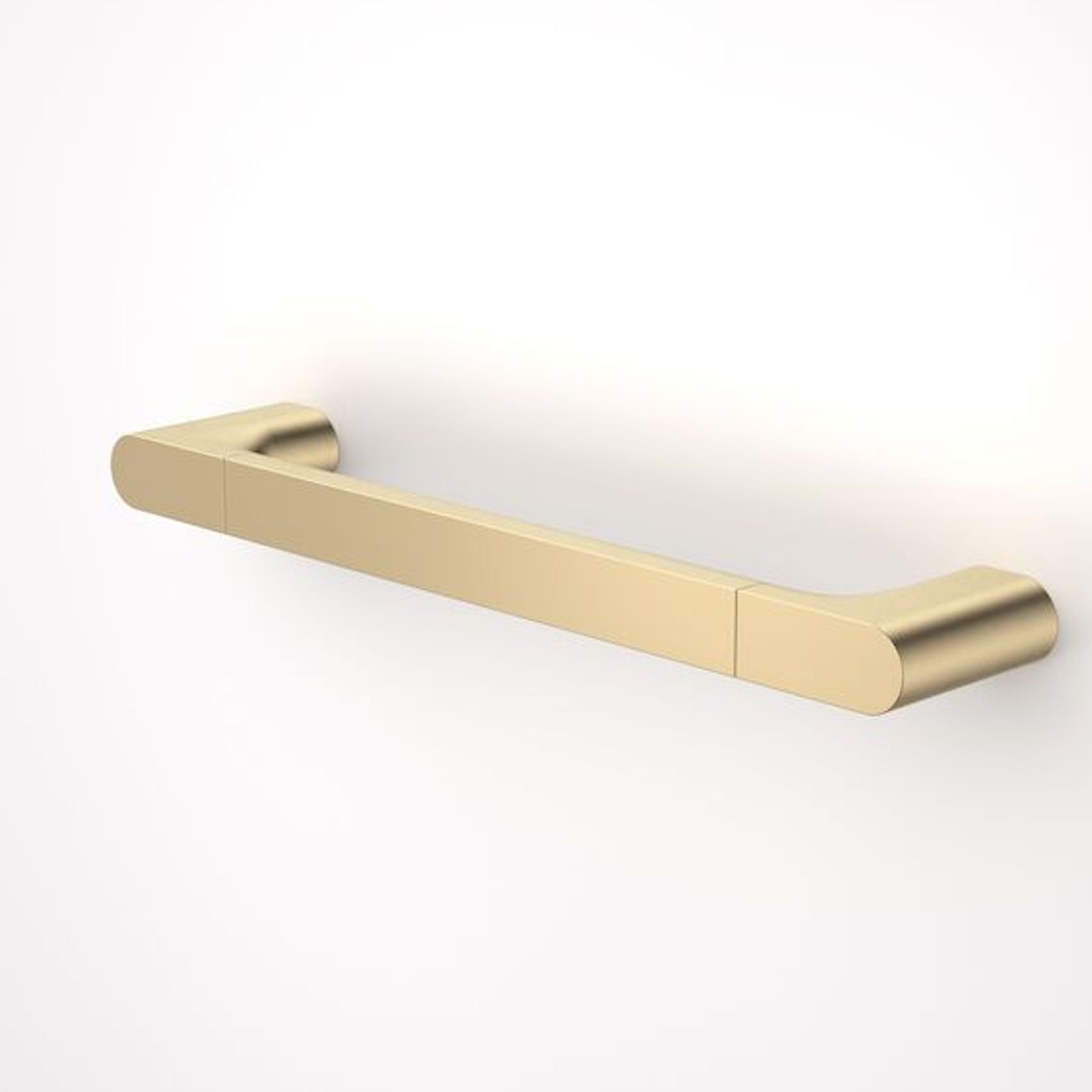 Urbane II Universal Rail Straight 400mm - Brushed Brass gallery detail image