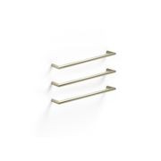 Zara 65 Heated Towel Rail Brushed Brass Organic gallery detail image