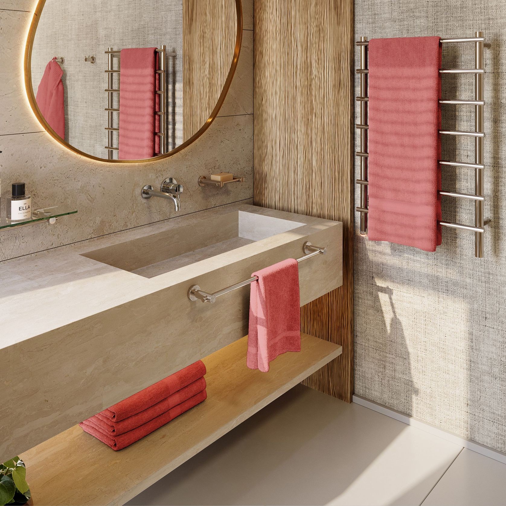 Single Towel Rail 650mm - 4800 Series Number 4872 gallery detail image