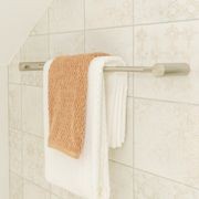 Caddence Double Towel Rail 800mm Brushed Nickel gallery detail image