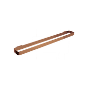 Loft Long Towel Rail 600mm Brushed Copper gallery detail image