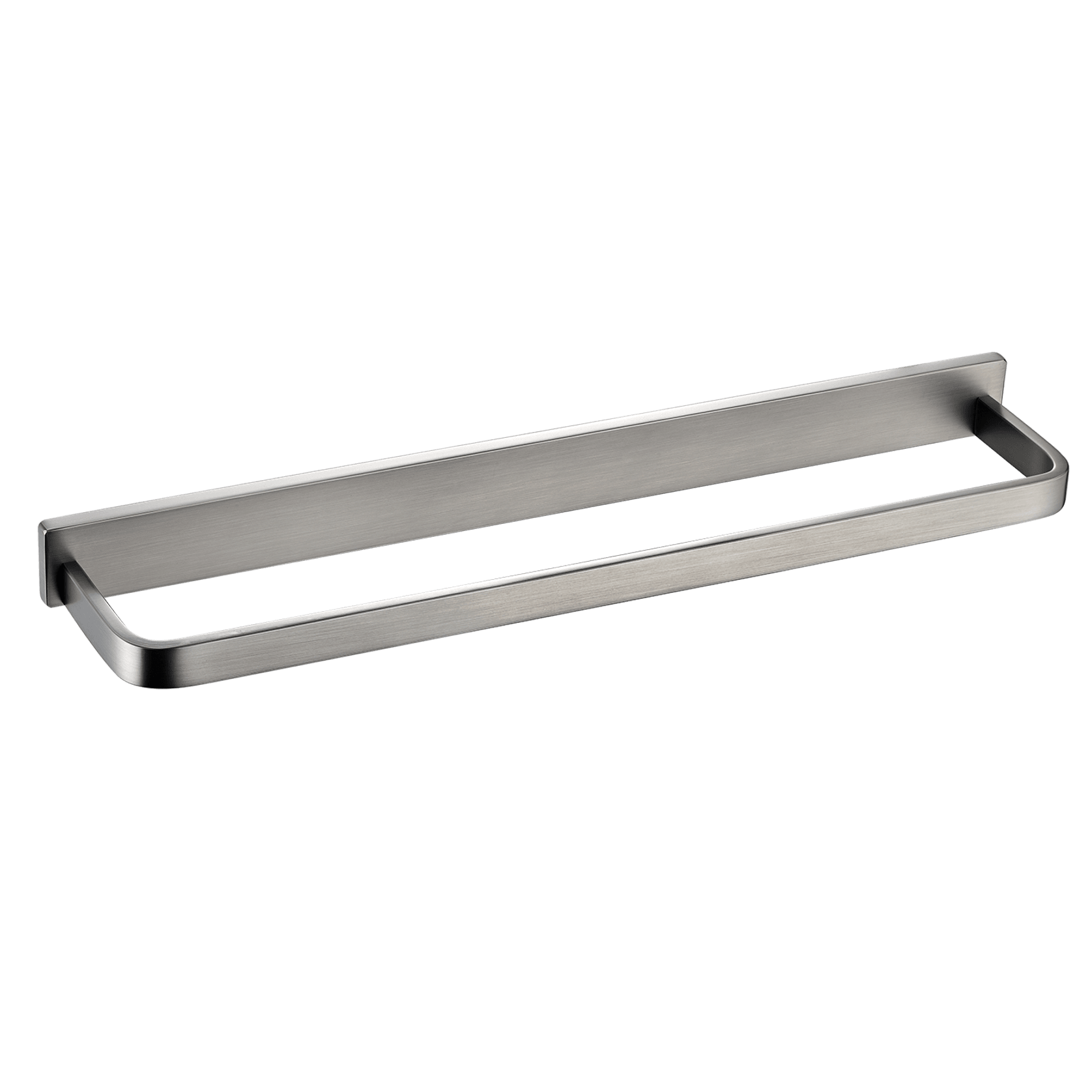 Cubic Short Towel Rail 370mm Brushed Nickel gallery detail image