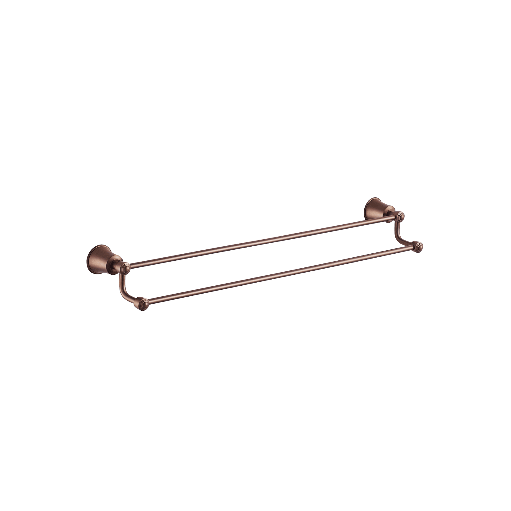 Liberty Double Towel Rail 650 x 112mm Oil Rubbed Bronze gallery detail image