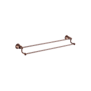 Liberty Double Towel Rail 650 x 112mm Oil Rubbed Bronze gallery detail image