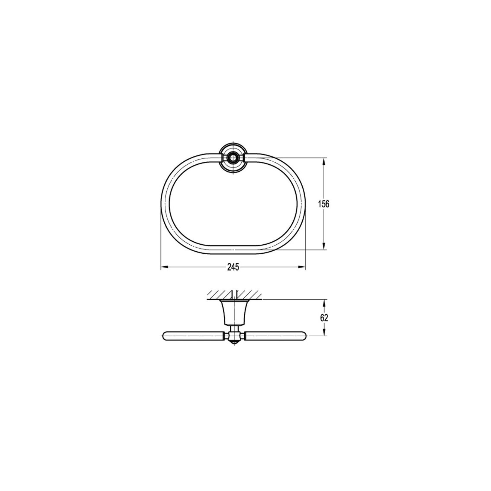 Liberty Towel Ring Oil Rubbed Bronze gallery detail image