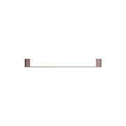 Bianca Single Towel Rail 800mm | Brushed Bronze gallery detail image