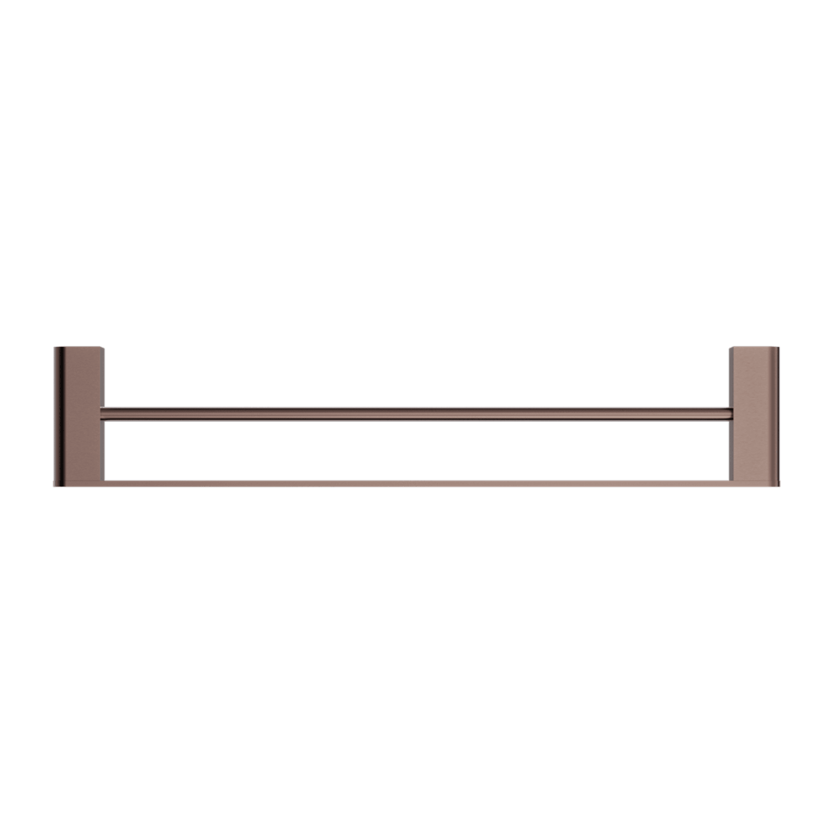 Bianca Single Towel Rail 600mm | Brushed Bronze gallery detail image