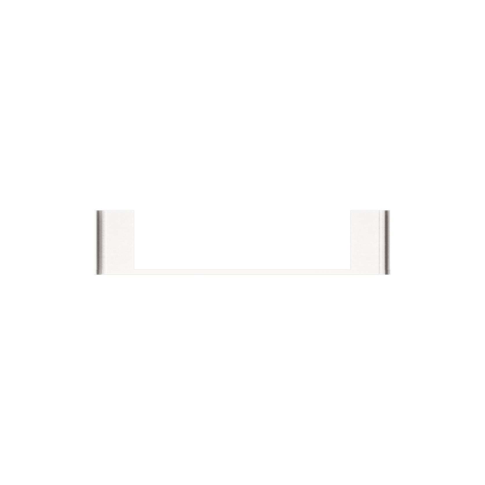 Bianca Hand Towel Rail | Brushed Nickel gallery detail image