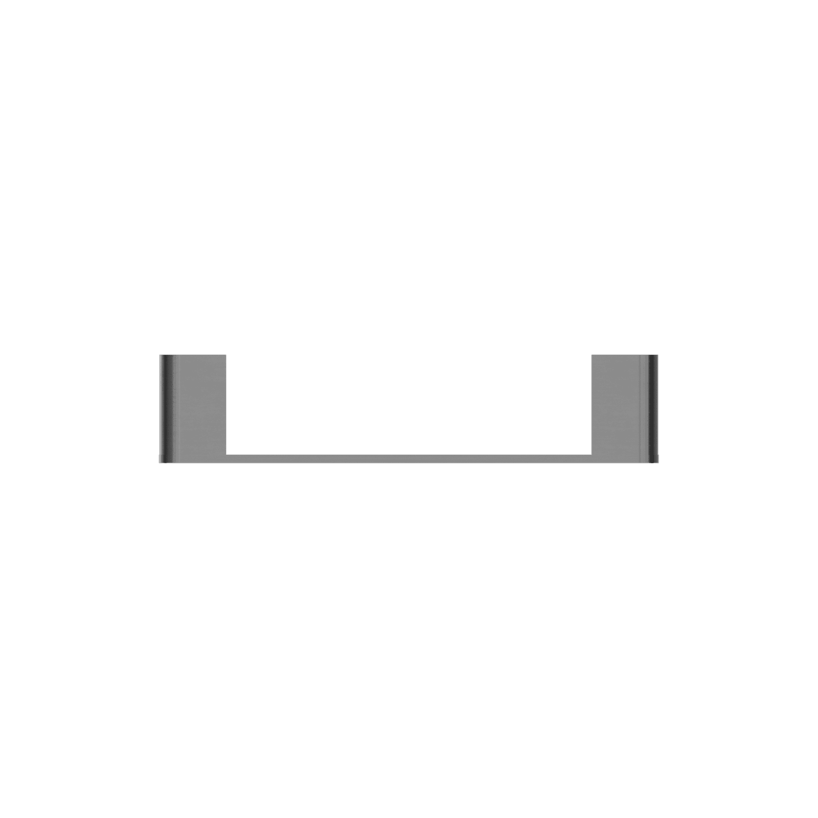 Bianca Hand Towel Rail | Gun Metal gallery detail image