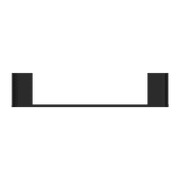 Bianca Hand Towel Rail | Matte Black gallery detail image