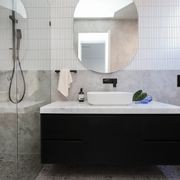 Bianca Hand Towel Rail | Matte Black gallery detail image