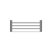 Bianca Towel Rack | Gun Metal gallery detail image